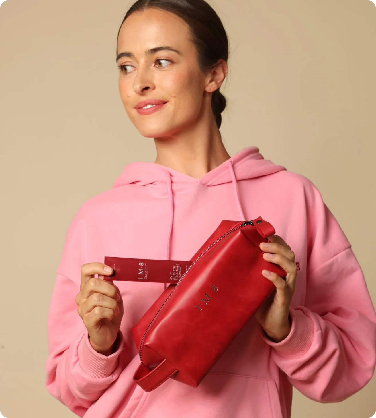 IM8 Limited Edition Vegan Leather Travel Pouch - Image 5